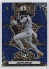 2022 Panini Mosaic No Huddle Blue Mosaic Prizm 39/75 Alvin Kamara #140 0i1b