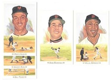 1989 Perez-Steele Celebration Postcards - SAN FRANCISCO GIANTS