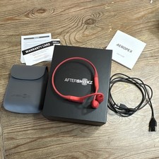 AfterShokz Aeropex Wireless Bluetooth Headphones Bone Conduction Red
