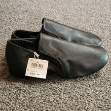 ABT Spotlights Black Slip-On Dance Shoes Kids Size 1 Jazz Ballet Theatre Shoes