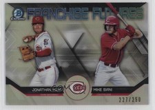 2018 Bowman Draft Franchise Futures Refractor Mike Siani Jonathan India 1pk2