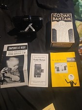 Kodak Bantam F/6.3 Folding 828 Camera With Box And Manual
