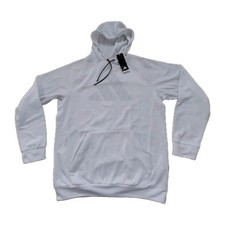 Adidas Lightweight Cold.Rdy Training Hoodie Large White Raised Textured Logo NWT