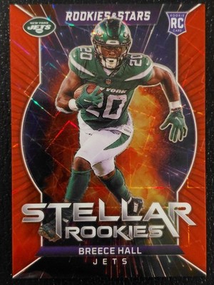 2022 Panini Rookies & Stars Stellar Rookies Breece Hall RC #SR-10 Longevity /80