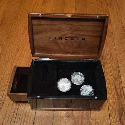Lincoln Motors Walnut Valet Jewelry Box - Lmtd Edition, Beautiful - Scarce 