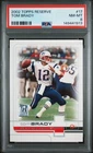 2002 TOPPS RESERVE #17 TOM BRADY PSA 8