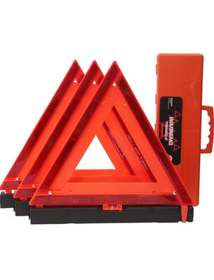 WORKKOOL Safety Triangles DOT Approved, Standard Warning WT-NO SAND 