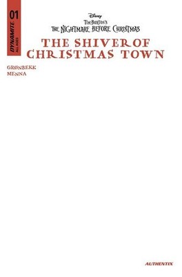 Shiver of Christmas Town #1 Blank Cover E Dynamite EB68