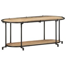 Mobile Porta TV 100x42x40 cm in Massello di Mango Grezzo