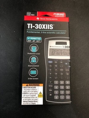 Texas Instruments TI-30X IIS Two-Line Scientific Calculator - Black