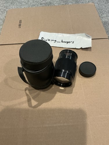 BECK F 135mm 1:2.8 Telephoto Lens W/Case - Japan Made Vintage Camera Lens