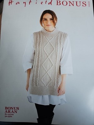 HAYFIELD BONUS ARAN STRICKANLEITUNG - 10608 - NEU