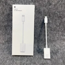 APPLE USB-C to USB Adapter White Model A1632 MJ1M2AM/A In-Box Mint