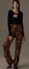 Farm Rio Giraffe Printed Pants- Anthropologie Size XS