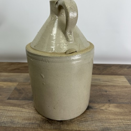 Vinatge Antique Stoneware Jug marked A6 Whisky Moonshine Handle Gallon - Picture 8 of 12