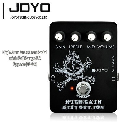JOYO High Gain Distortion Pedal from AC/DC Crunch to Heavy Metal Full Range EQ