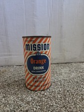 Vintage Mission Orange Drink Can Promotional Advertising Coin Bank-Made in USA