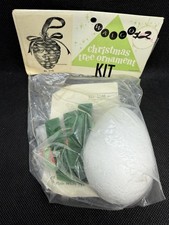 VTG Walco Christmas Ornament Complete Kit Green Pinecone 3140 NEW NOS Rare