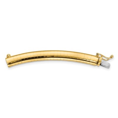 14K 6 mm Standardgewicht gewölbt Omega 2 Zoll Verlängerung für Halskette Kette Damen