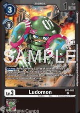 BT3-062 Ludomon : Uncommon Alternative Art Digimon Card : LM06: Billion Bullet