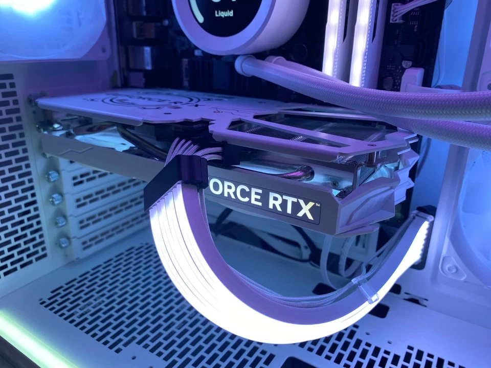 Grafikkarte KFA2 RTX 4060 OC Weiß, White - Image 3 of 4