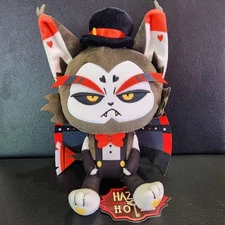 Hazbin Hotel Husk Sitting Plush Doll Roiund 1 Limited about 20cm