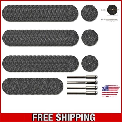 Precision Cutting with 60Pcs 1-1/4  Fiberglass Cut-Off Wheels & 4 Mandrels