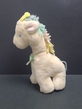Vintage Eden Giraffe Musical Motion Wind-Up 12" Stuffed Plush Pastel Yarn Works