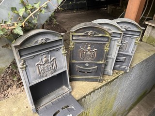 Briefkasten 4x Nostalgie Vintage Postkasten