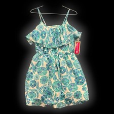 Lilly Pulitzer Target L Large NWT Sea Urchins Dress Starfish Print Ruffle Beach