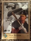 Photo of 1992 Studio #226 Mark McGwire Oakland Athletics Baseball Card