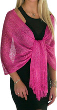 Metallic Glitter Shawls and Wraps for Evening Dresses and Weddings