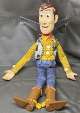 1995 Thinkway Toys Pull String Woody 15  Talking Doll Toy Story Disney Pixar