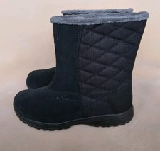 Columbia Ice Maiden Slip III Women's Waterproof Snow Boots Black Size 8.5