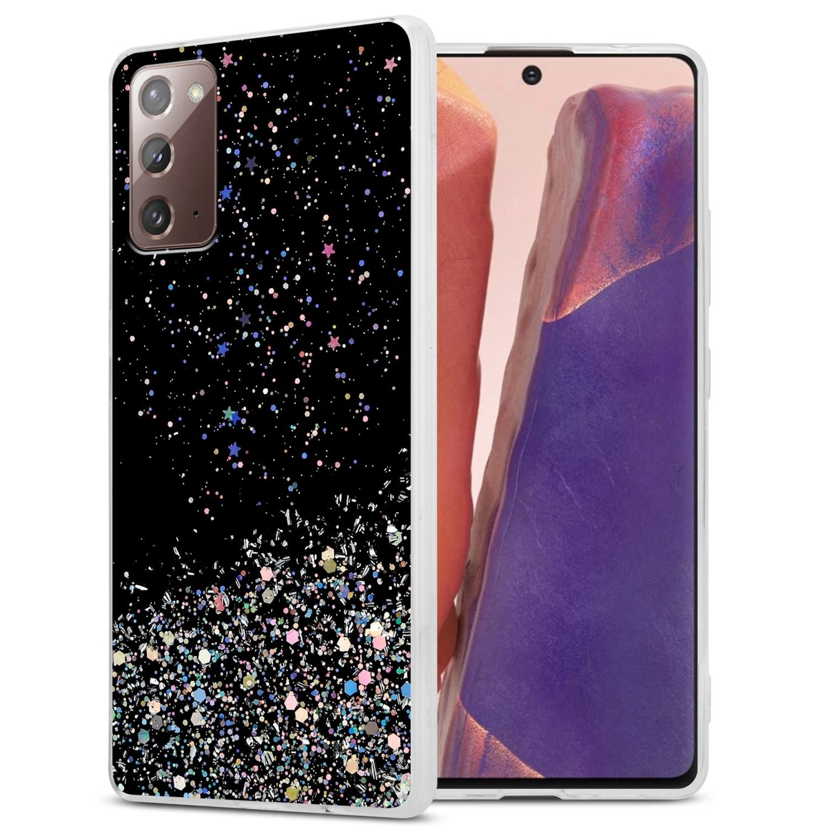 Custodia Glitter Donna YUXING Cover Transparente Glitter Per Honor Magic 6 Pro, Ragazze Donna Flora Motivo Custodia Bling Sottile, Antiurto Scintillante TPU Case (Purple Cover Rosa Oro Per Telefono