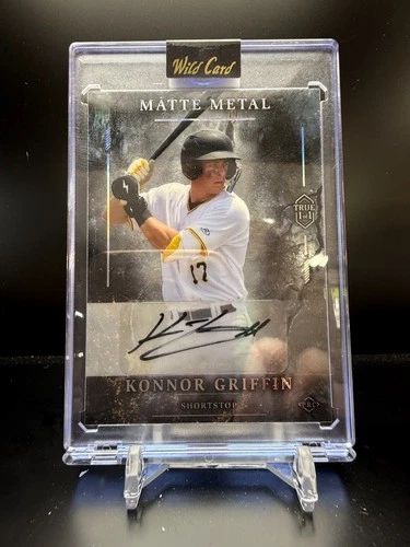 CZB674 - 2026 Wild Card Matte Metal - Konnor Griffin - True 1of1 - Auto - Sealed