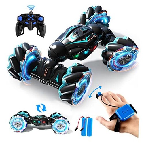 1:12 RC Stunt Car, 2.4GHz 4WD Remote Control Gesture Sensor Toy Cars, Double