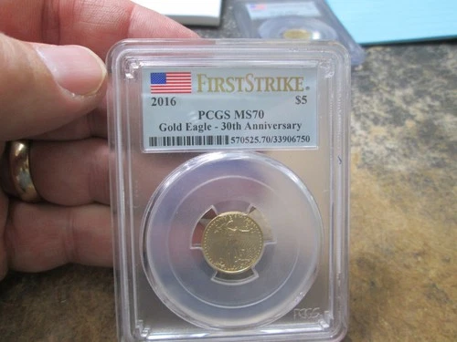 Photo of a 2016 American Gold Eagle 1/10 oz from an eBay listing that sold on Jul 17, 2026