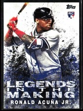 2018 Topps Update Ronald Acuna Jr RC Legends In The Making Rookie Card LITM-1. rookie card picture