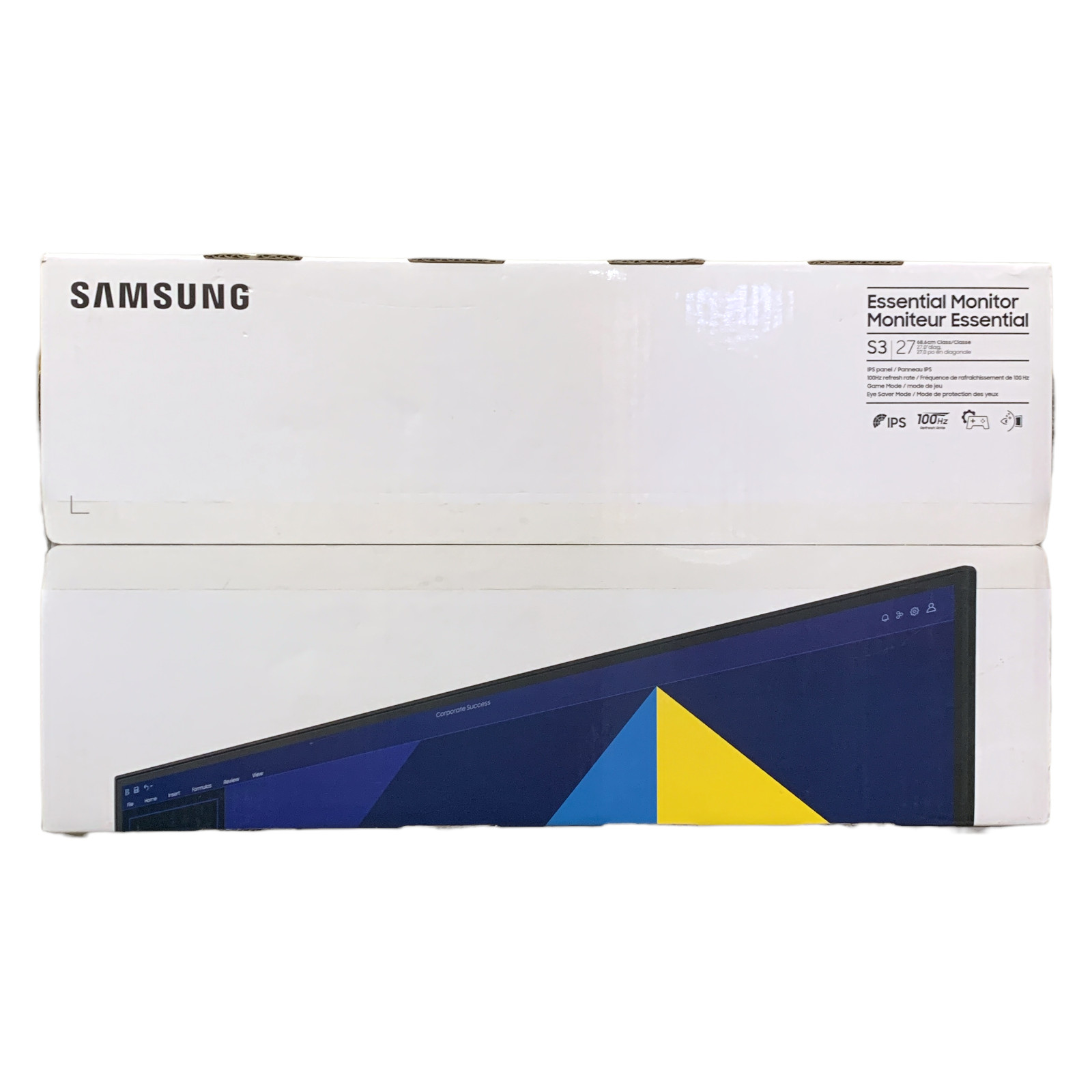 Monitor Samsung de 27" S3 Business Essential con panel IPS y soporte solo de inclinación, imagen 2