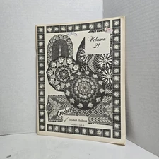Designs by Elizabeth Hiddleson Volume 21 Crochet Pattern Book Doilies Tablecloth