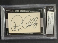 2012 Leaf History of Baseball Cut Signature Edition Ron Blomberg Auto