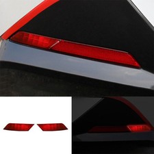 For Hyundai Sonata 2020-2022 2023 Red PVC Rear Fog Lamp Light Strip Trim 2PCS