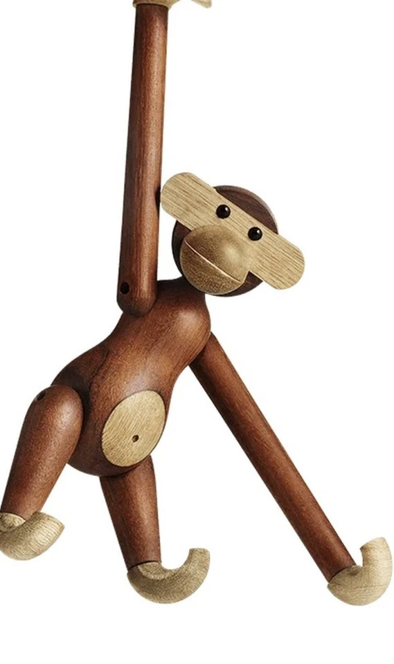 Kay Bojesen  AFFE  Teak Höhe 20 cm TeakLimbaholz - Design  Holztier  Weihnachten - Bild 2 von 4