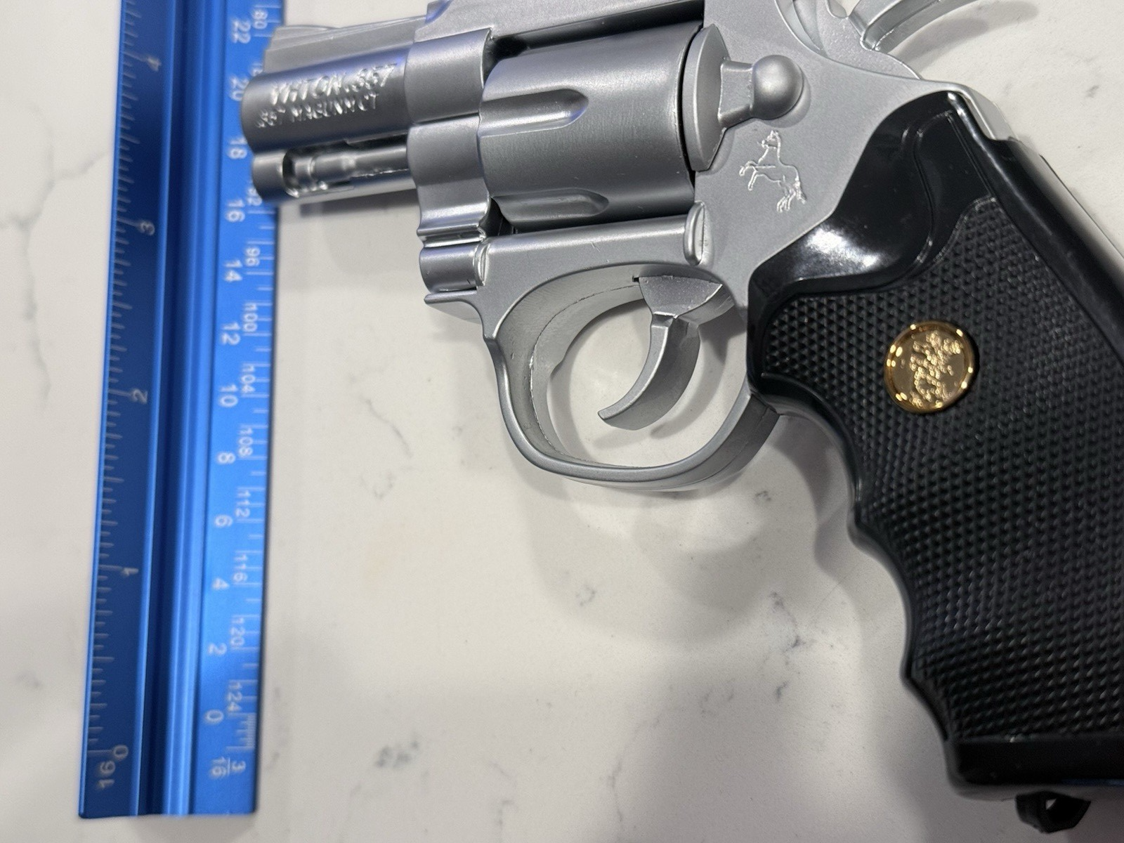 Colt Python 357 Gun Pistol Jet Torch Lighter Revolver all metal rare 1: ...