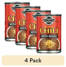 (4 pack) Pinnacle Foods Steak 'N Shake Chili With Beans, 15 Oz