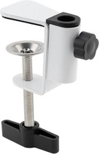 OriGlam Carbon Steel C Clamp Clip Mount for Camera Monitor, Desktop White
