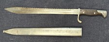 Original WWI German Army ANKER-WERKE BIELEFELD Sawback Bayonet and Scabbard