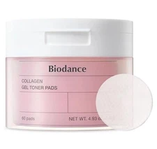Biodance Collagen Gel Toner Pads for Pore Minimizing & Firming Care, 60 Pads