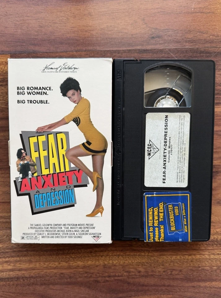 Todd Solondz Fear, Anxiety, and Depression (VHS, 1990) - Image 2 of 4